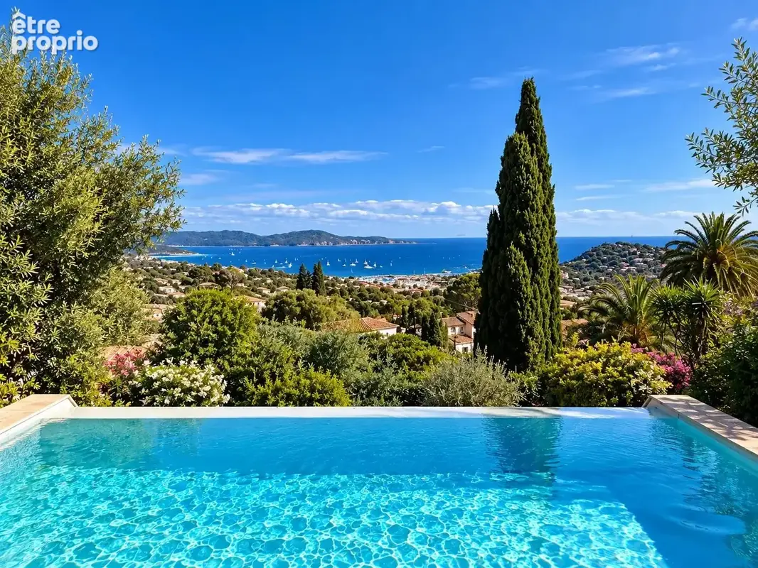 Villa avec vue mer et piscine à débordement à Cavalaire-sur-Mer - photo 4