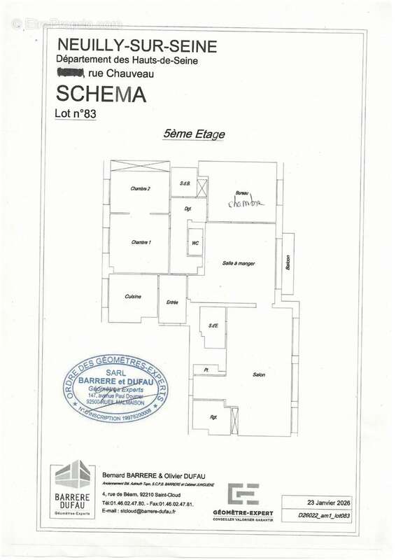 Appartement à NEUILLY-SUR-SEINE