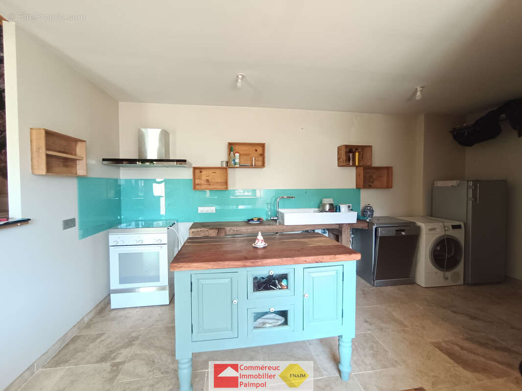 A vendre maison en pierres, terrain 480 m2, pors even, ploubazlanec - photo 3