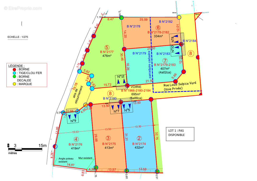 Terrain à SAINT-MARTIN-DU-TERTRE
