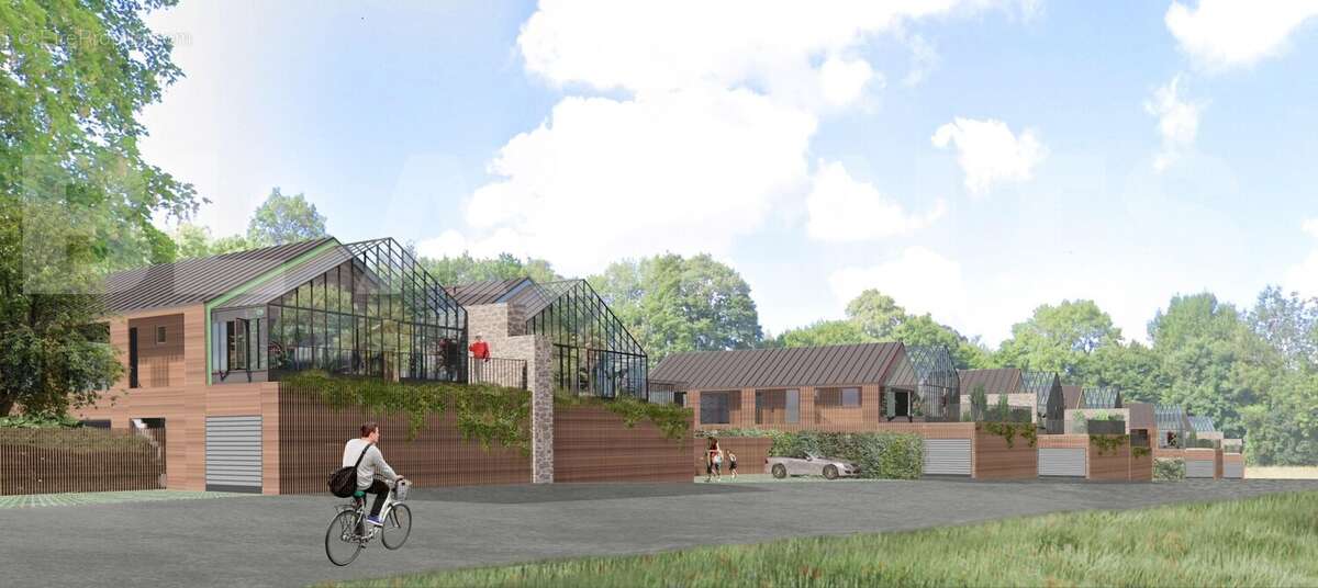 PERSPECTIVE GENERALE - Terrain à BAILLY-ROMAINVILLIERS