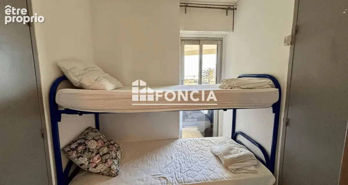 Canet sud – t2 cabine 39,07 m² – terrasse 13 m² – parking – accès direct plage - photo 11