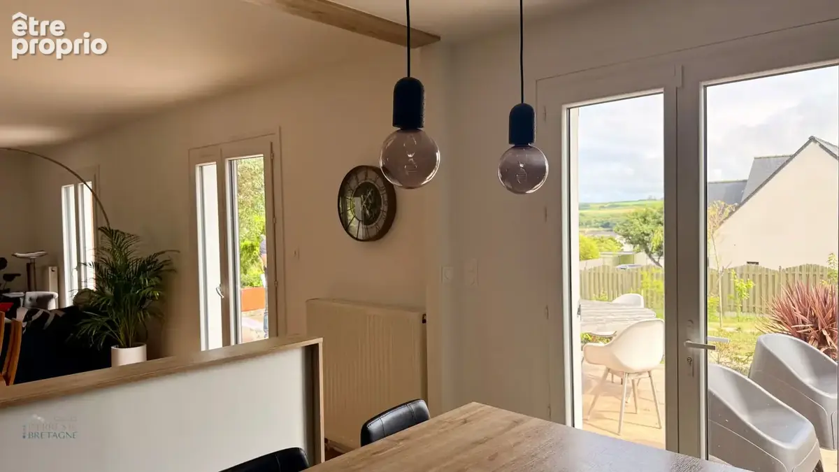 Maison néo-bretonne - 153 m2 - jardin paysagé - Lanildut, aperçu mer - photo 5