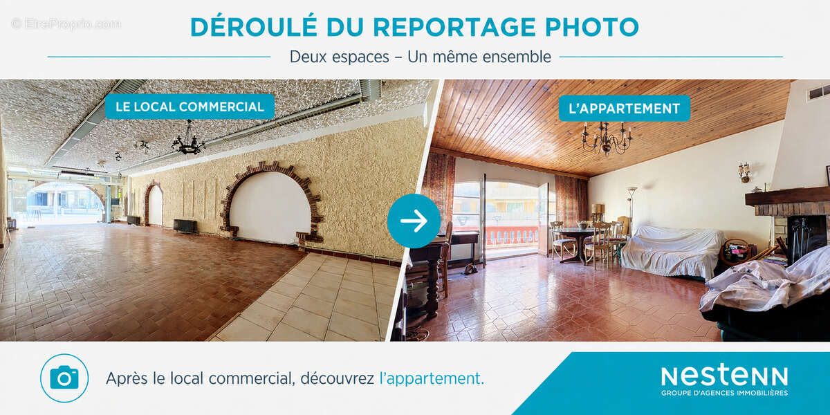 Appartement + local commercial - 82 m² et 108 m² - rue des potiers - pas de copropriété - parking - photo 10