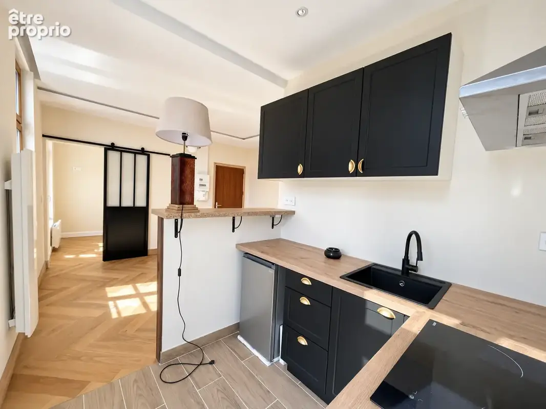 Appartement 2 pieces de charme entierement renové 27m2 + cave + parking - photo 7