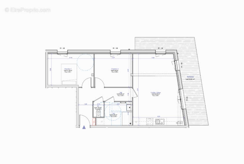 Appartement Berck 3 pièce(s) 63 m2 - 62600 - - photo 2