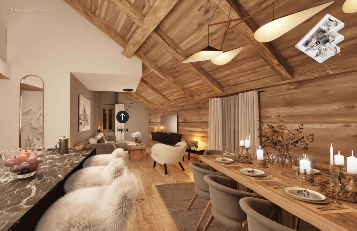 Appartement à CHAMONIX-MONT-BLANC