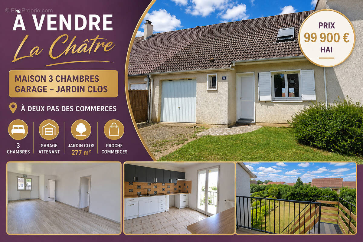 Maison à LA CHATRE