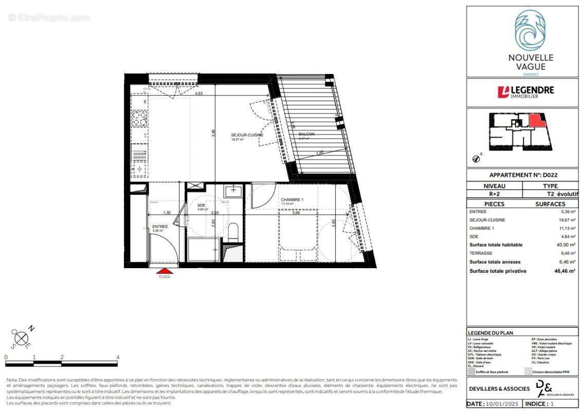 Appartement à VANNES