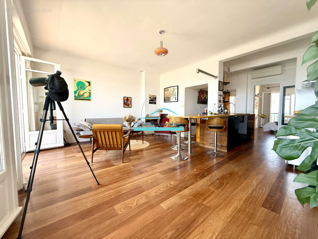 Palavas - Appartement T3 de 60 m2 - Terrasse vue panoramique mer- 1 place de Parking - photo 2
