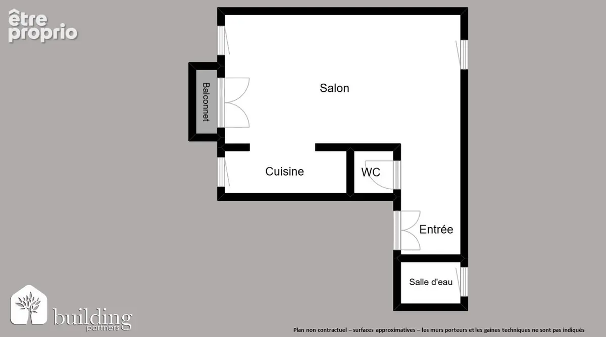 Porte Dauphine Paris 16ème - Studio 26,62 m² avec balconnet - photo 2