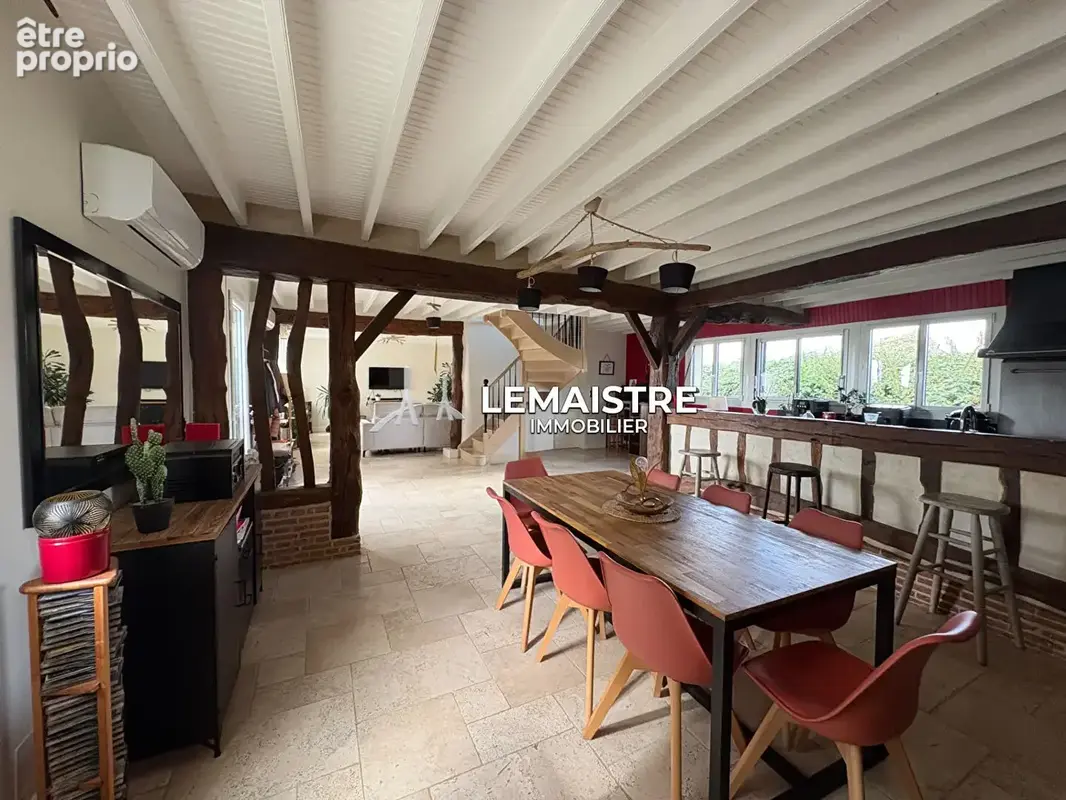 Maison à vendre - Proche Goderville - 197 m² - 5 chambres - Dépendance - Terrain 1600 m² - photo 3