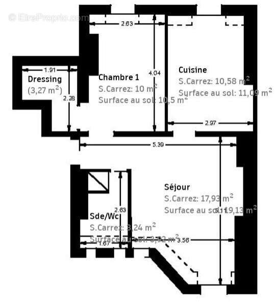 Appartement à PARIS-18E