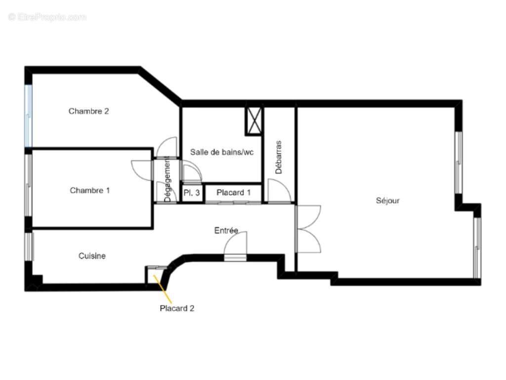 Appartement à PARIS-14E