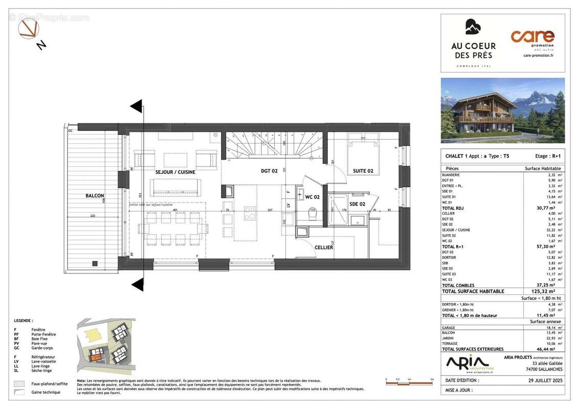 Appartement à COMBLOUX