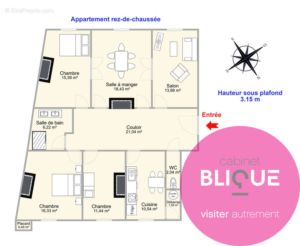 Appartement à NANCY