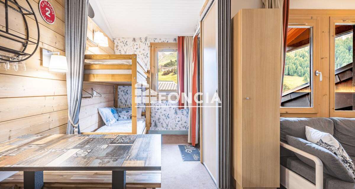 Plagne 1800 - Joli Studio-divisible + mezzanine. Piscine, tennis, parking - photo 5