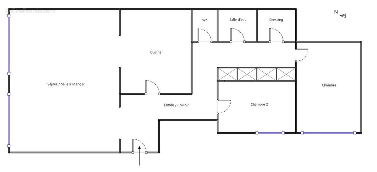 Appartement à PARIS-20E