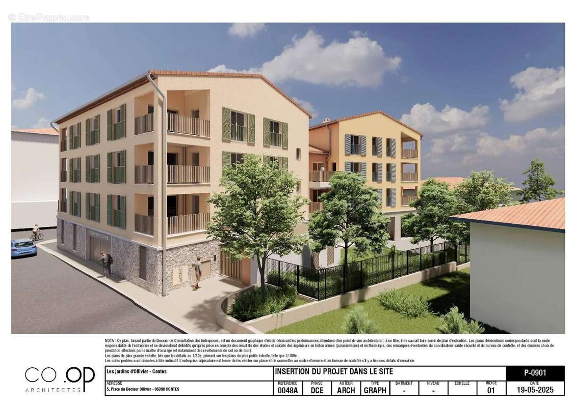 Appartement à CONTES