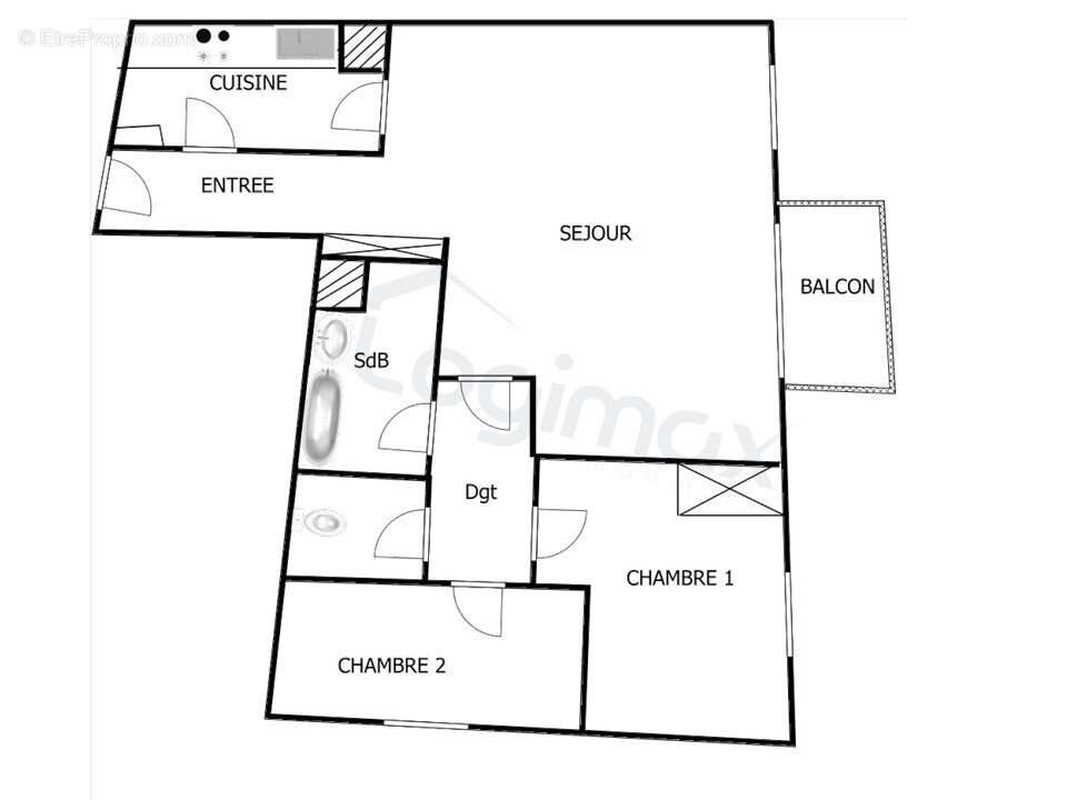 Appartement 76 m² à La Rochelle  - photo 2