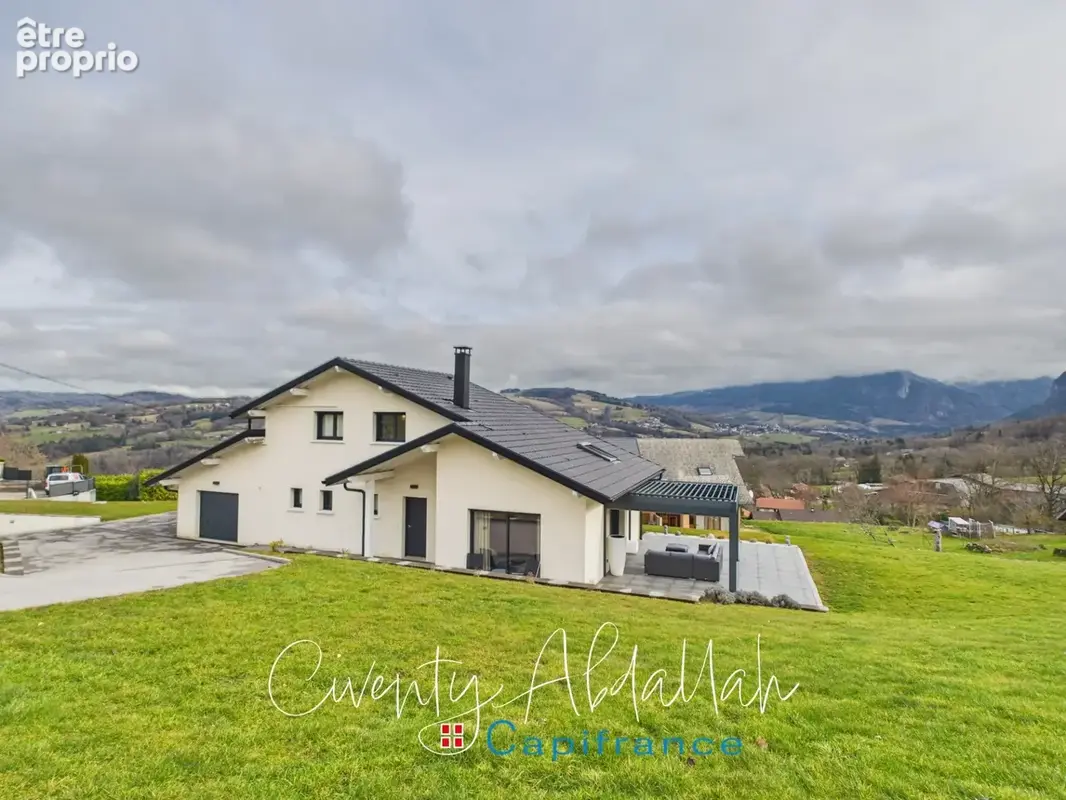 FILLIERE (74) Villa contemporaine avec vue panoramique & terrain construuctible – Opportunité rare proche d’Annecy - photo 11