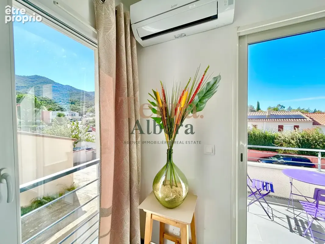Villelongue-dels-monts   appartement de 49 m2   2 terrasses   cave   parking   vue - photo 1