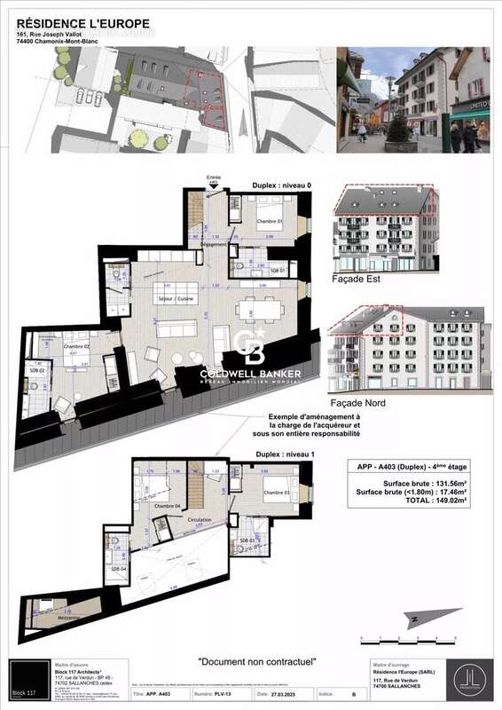 Appartement à CHAMONIX-MONT-BLANC