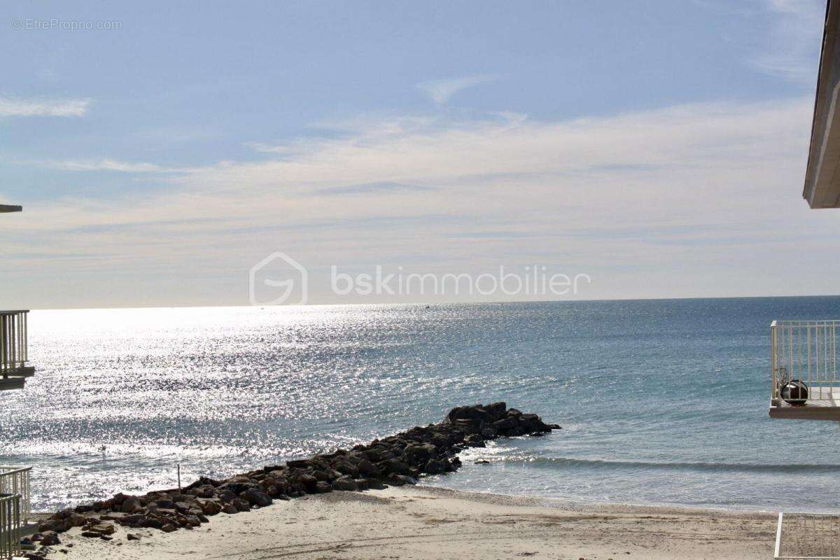Palavas les flots appartement t3 renove vue mer dernier etage terrasse - photo 4