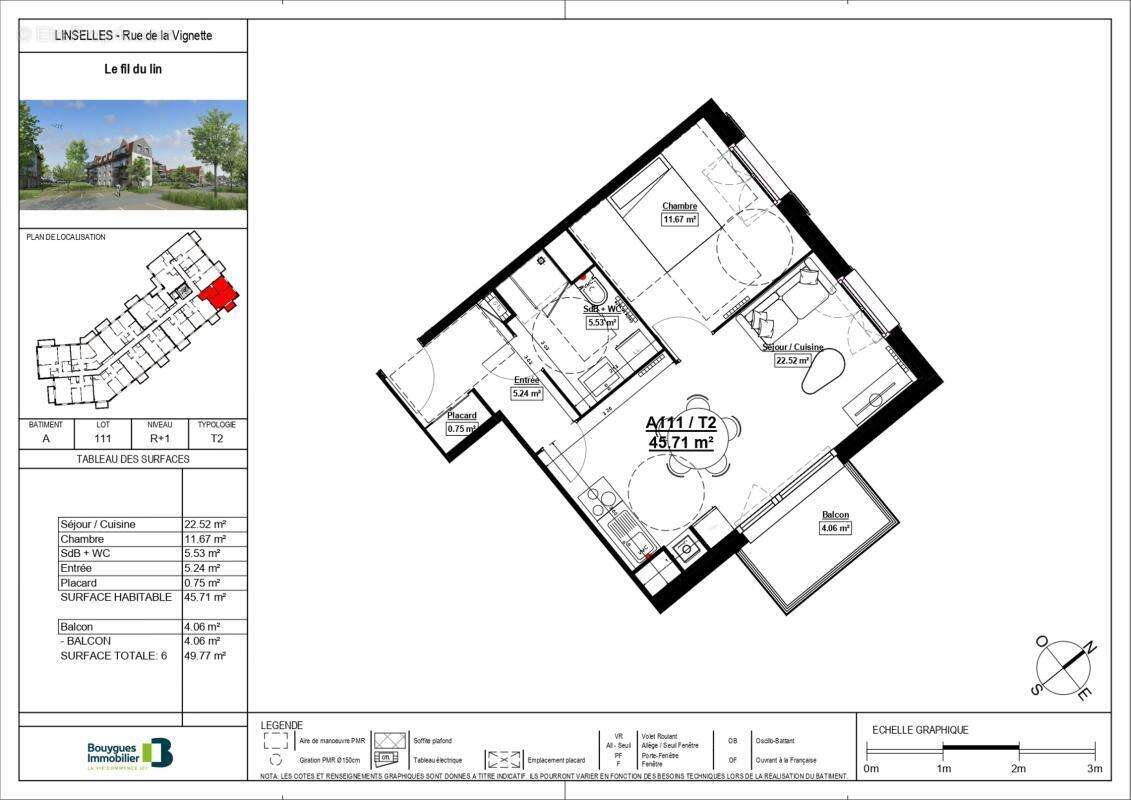 Appartement à LINSELLES