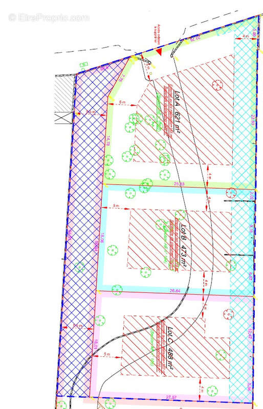 Boissettes - terrain a batir lot avant 621m2 - photo 3