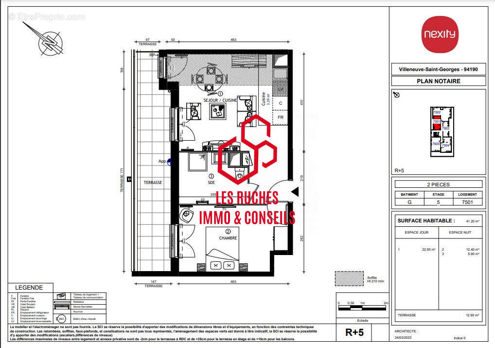 Appartement à VILLENEUVE-SAINT-GEORGES