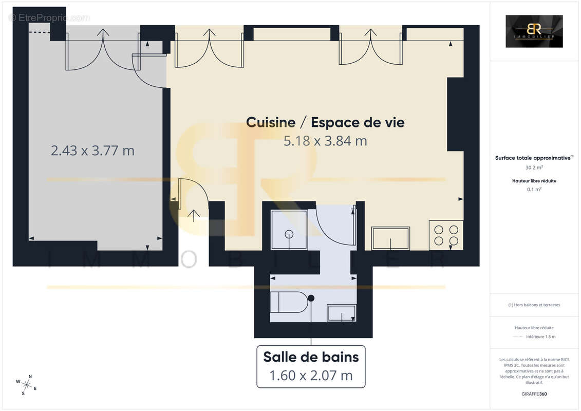 Appartement à PARIS-3E