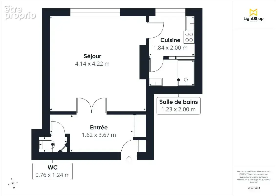 Appartement 1 pièce - 31 m² Carrez - Rue Michel-Ange, Paris 16ème - photo 14