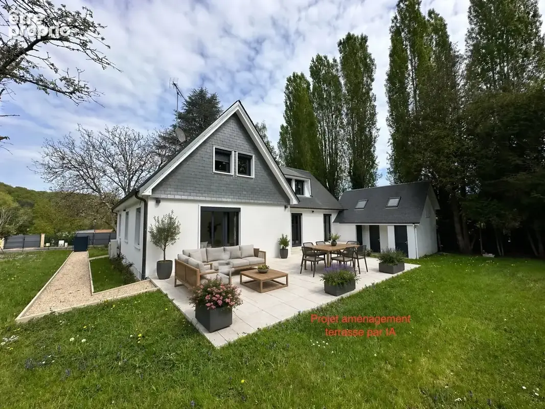 Maison à vendre 8 pièces - 200 m2 - Terrain 1748 m2 - DAMPIERRE EN YVELINES (78) - photo 3