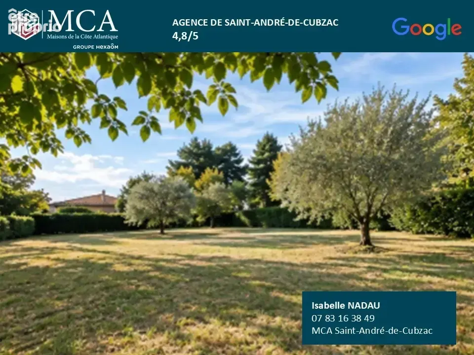 Terrain 613 m² à vendre à Saint-Laurent-D'arce (33240) - photo 2
