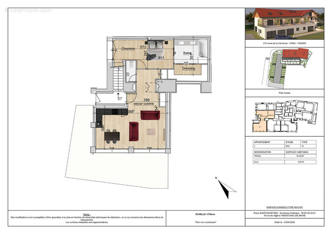 Appartement à VINZIER