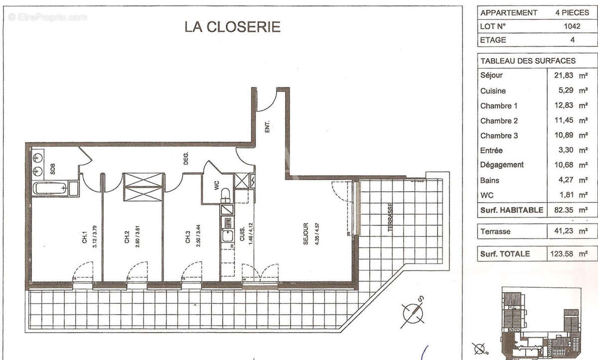 F4 Dernier étage avec Terrasse - photo 9