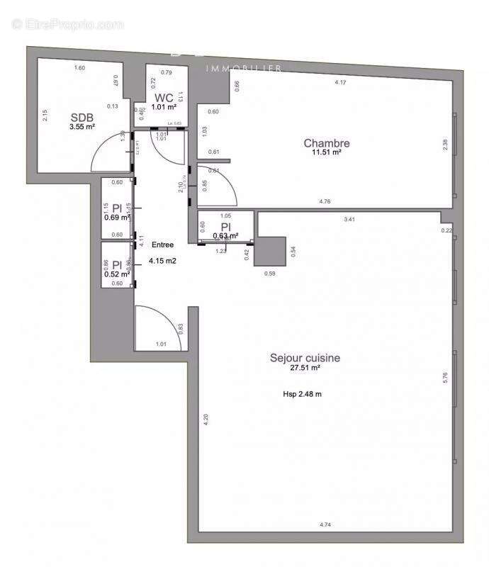 Appartement à PARIS-15E