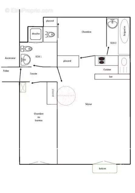 Appartement 37 m² à Paris-17e  - photo 4