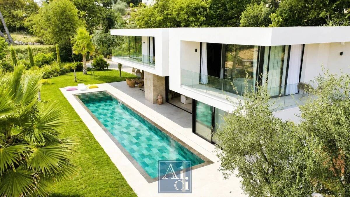 Opio proche valbonne – domaine privé – villa contemporaine neuve - photo 1