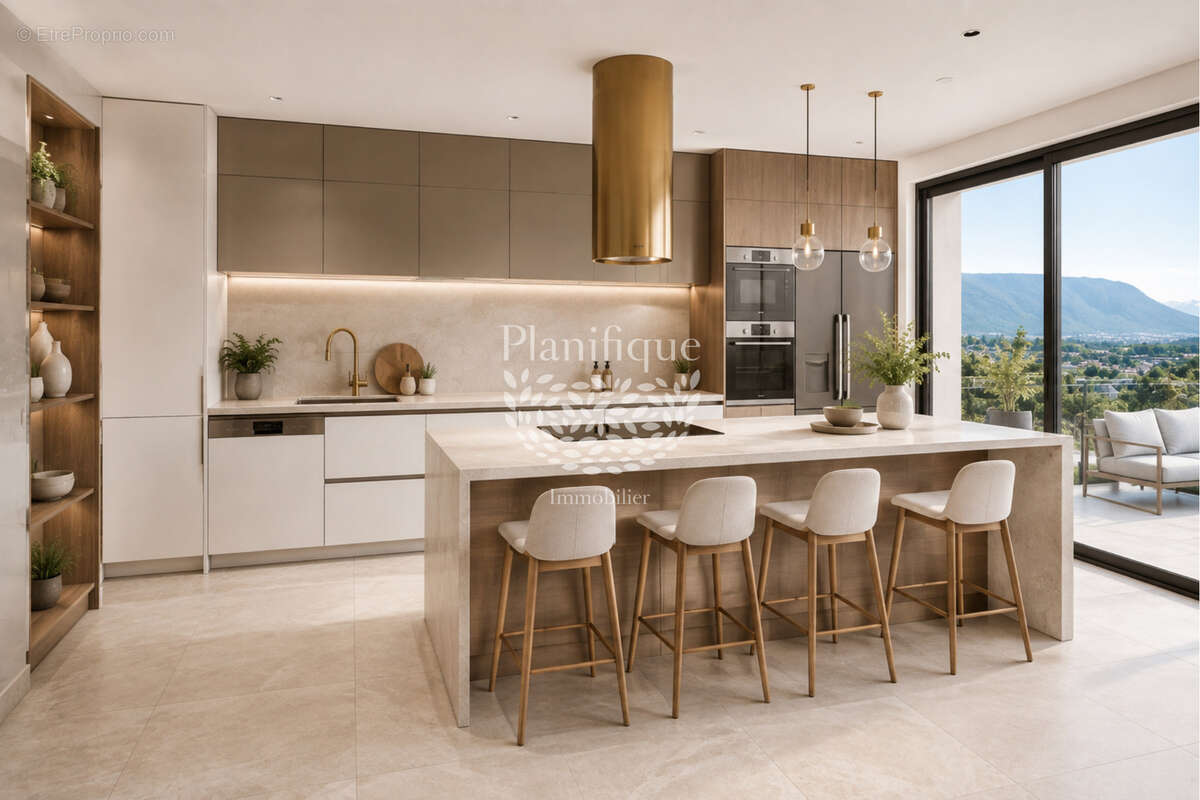 Appartement T3 attique 82 m2 avec grande terrasse à Collonges-sous-Salève - photo 3