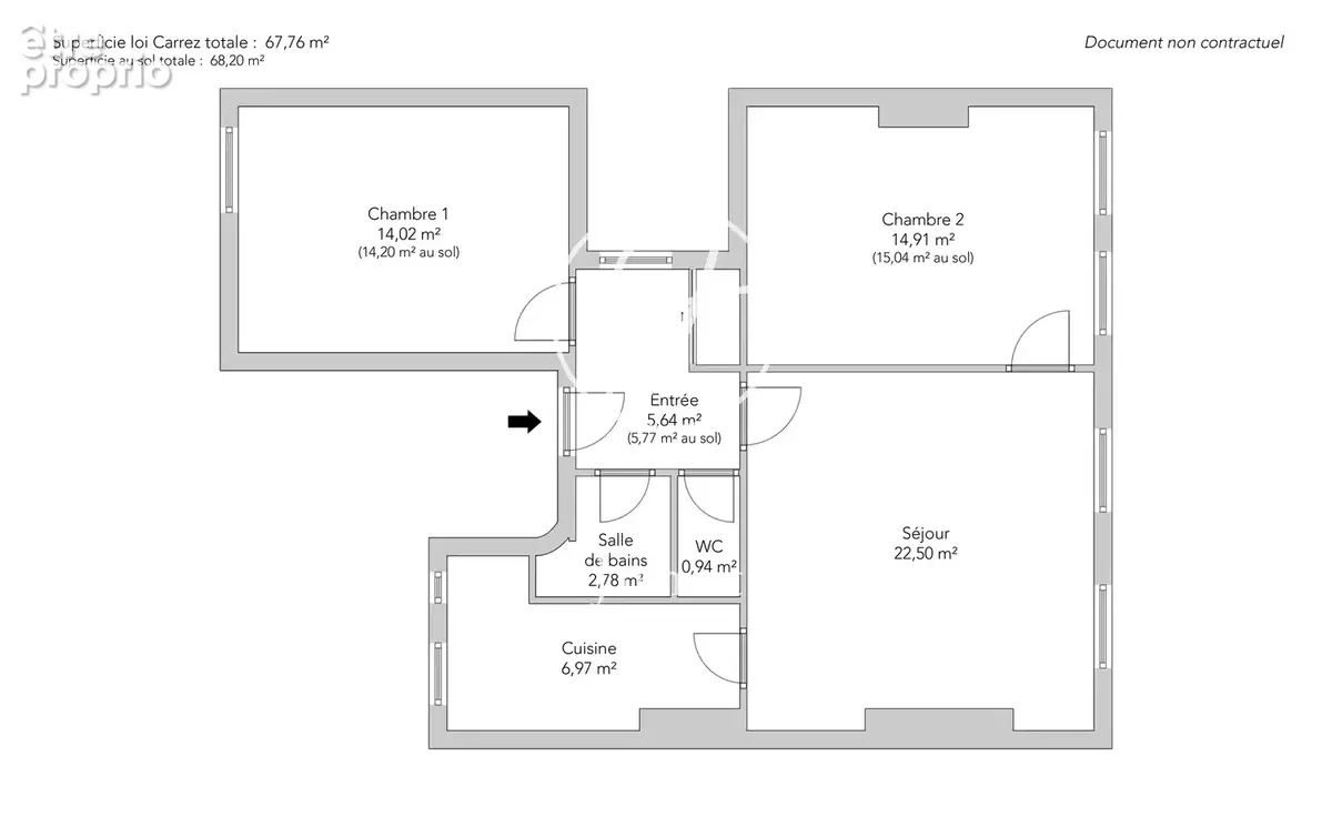 Paris 6e - MAYET / CHERCHE-MIDI - Appartement - 3 pièces - 67,76m² Carrez - 2 chambres - photo 9