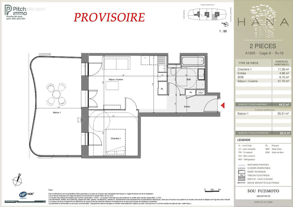 Nice / st marguerite - appartement 2 pièces avec terrasse et parking privatif - photo 2