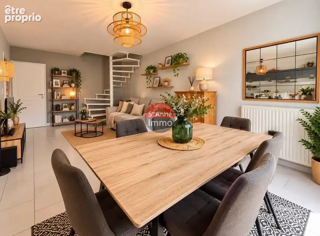 Amiens - appartement - duplex - 71 m2 - 2 chambres - terrasse - parking - photo 2