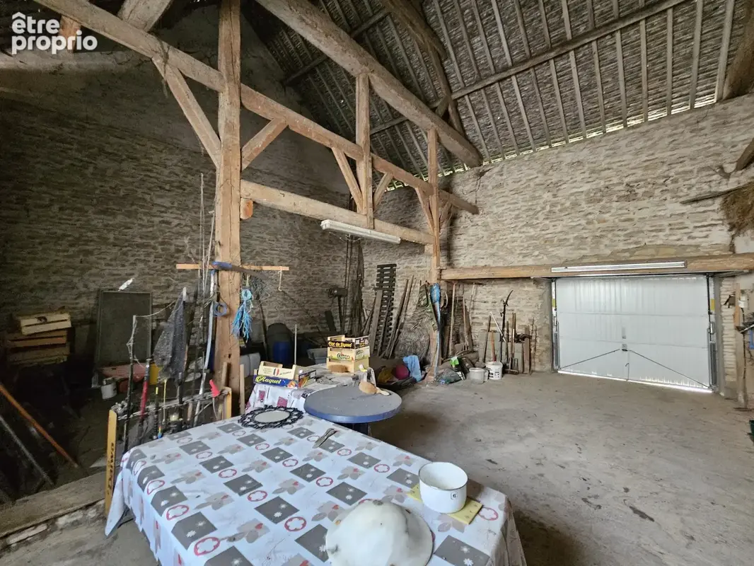 Axe Verdun Beaune Chalon - maison de village avec grange en pierre - photo 19