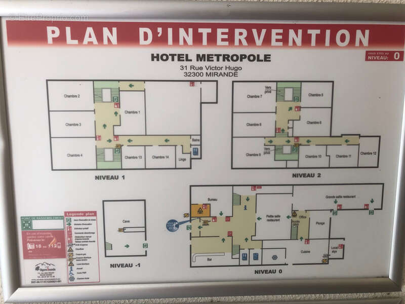 Fonds de commerce et murs à vendre MIRANDE (32) - Hôtel-Restaurant avec parking et logement de fonction - photo 27