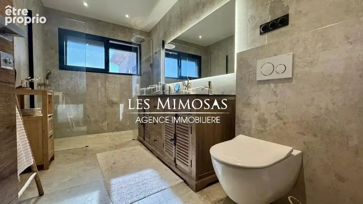 Villa contemporaine avec dépendances – vue sur le rocher de roquebrune - photo 13