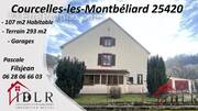 Maison à COURCELLES-LES-MONTBELIARD