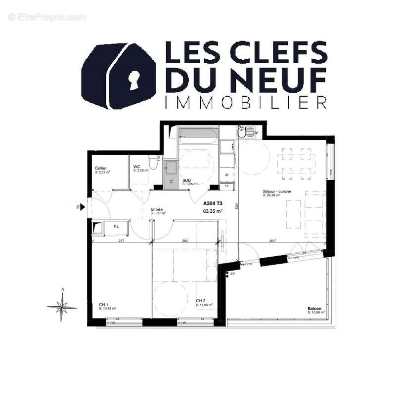 Appartement à BLAGNAC