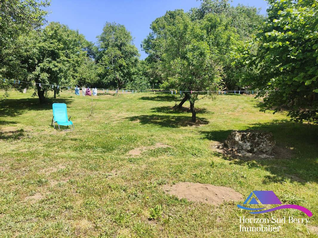 Jardin arrière - Maison à LA CHATRE